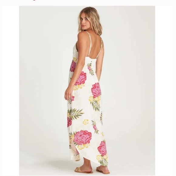 NEW BILLABONG Beachy Floral Like Minded MIDI Dress - Picture 5 of 9